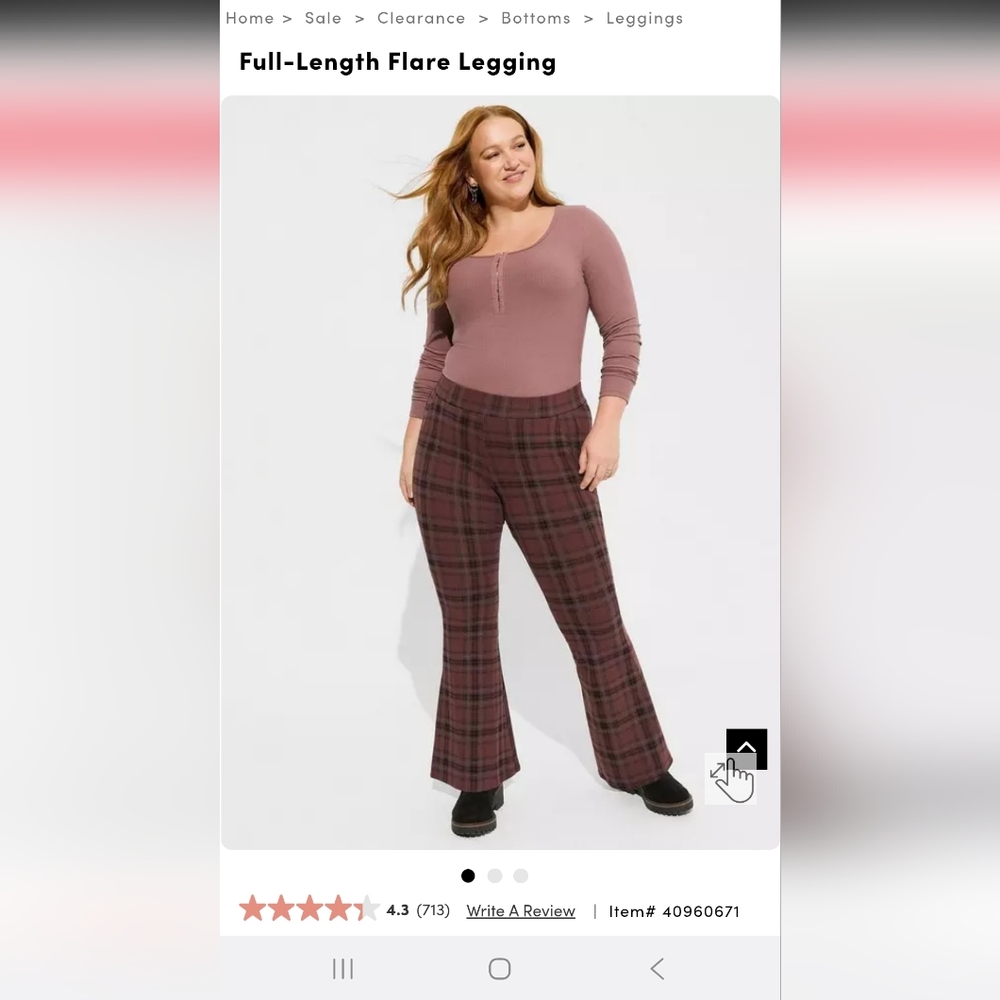 Full-Length Flare Legging